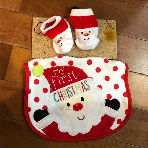Baby Essentials My first Christmas bin and footies set - Picture 1 of 3